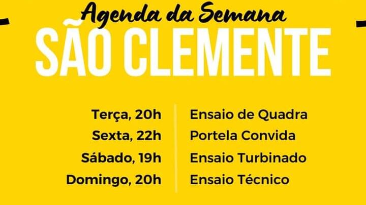 São Clemente promete “rolo compressor” no ensaio técnico na Sapucaí