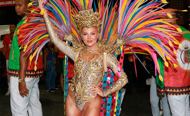 Luisa Sonza estreia no carnaval do Rio