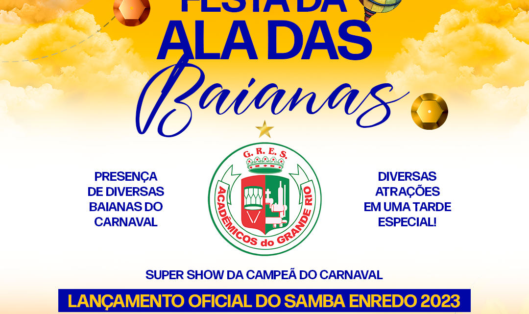 Vigário Geral promove festa da ala das baianas e apresentação do samba-enredo para o Carnaval de 2023