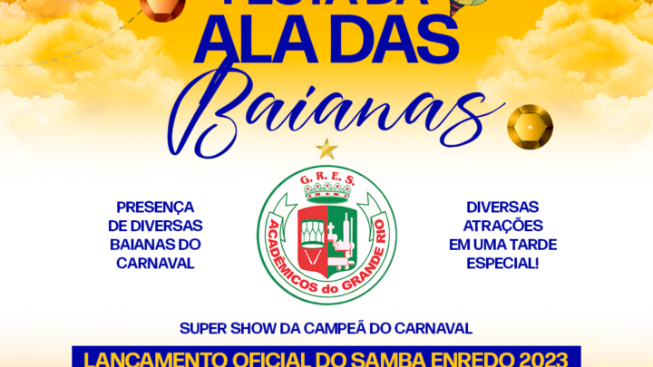 Vigário Geral promove festa da ala das baianas e apresentação do samba-enredo para o Carnaval de 2023