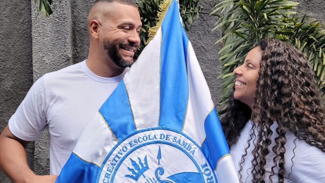 Fabricio Pires e Giovanna Justo defenderão o 1º pavilhão do Acadêmicos de Niterói