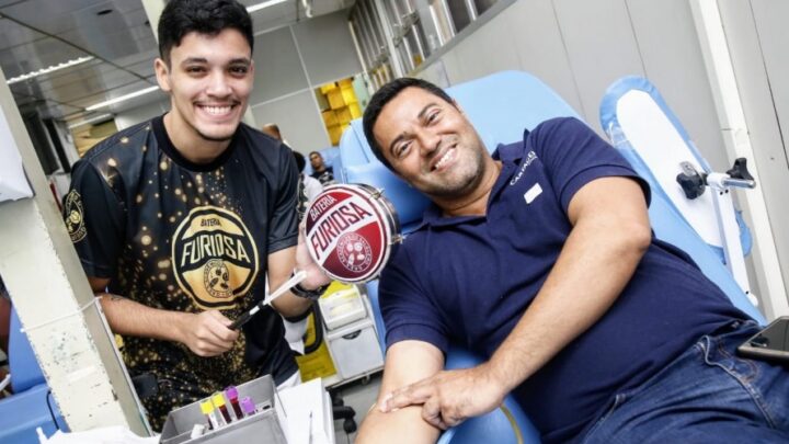 Campanha de doação de sangue movimenta na manhã de sábado na quadra do Salgueiro