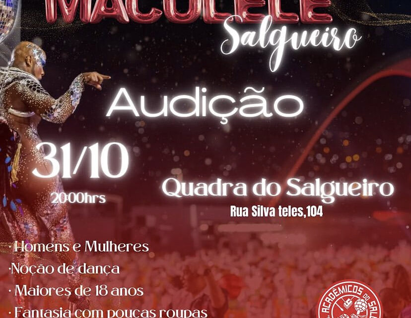 Salgueiro realiza audição para ala do Maculelê