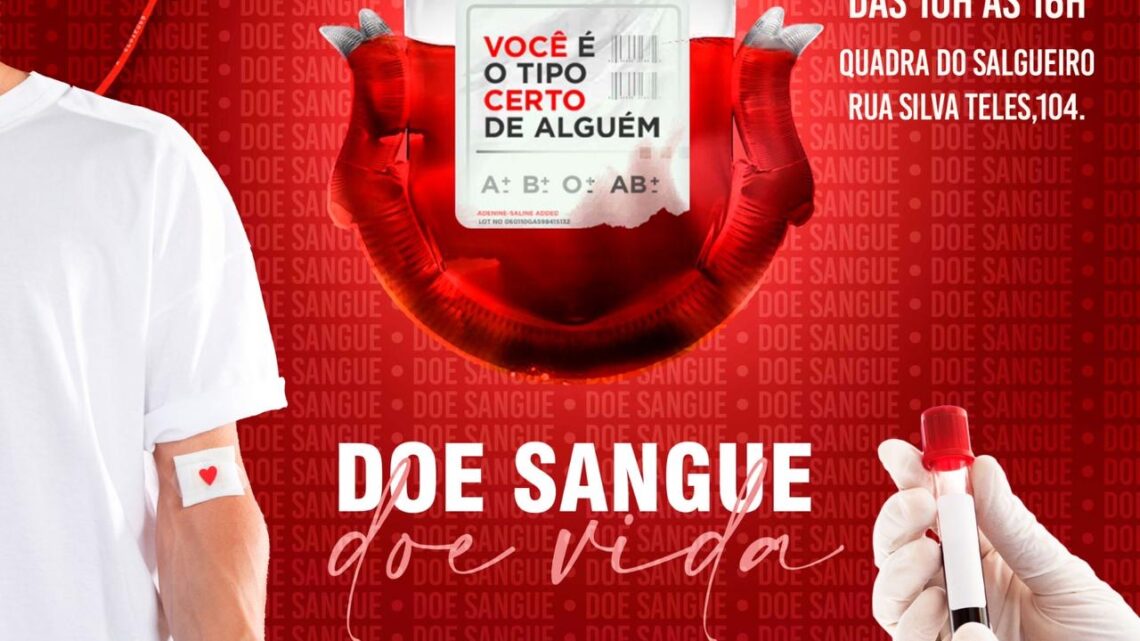 Salgueiro promove campanha de doação de sangue neste sábado