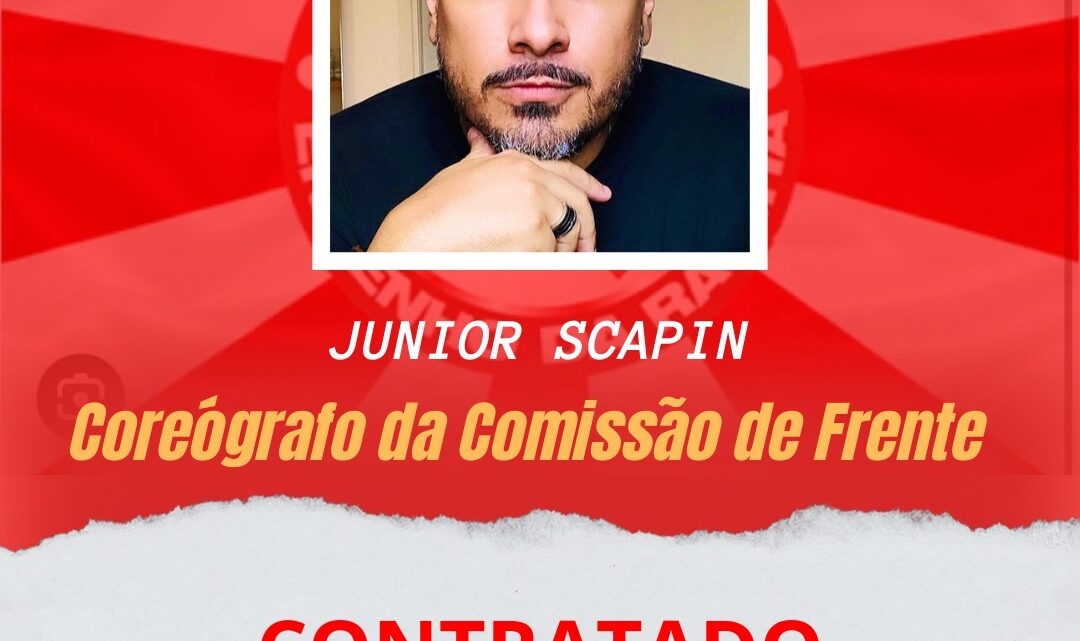 JUNIOR SCAPIN É O NOVO COREÓGRAFO DO ENGENHO DA RAINHA