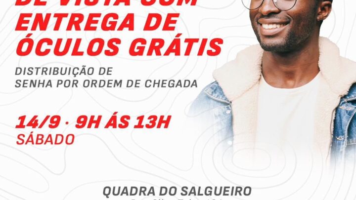 Acadêmicos do Salgueiro e Moderna Serviços promovem ação social com exames de vista gratuitos