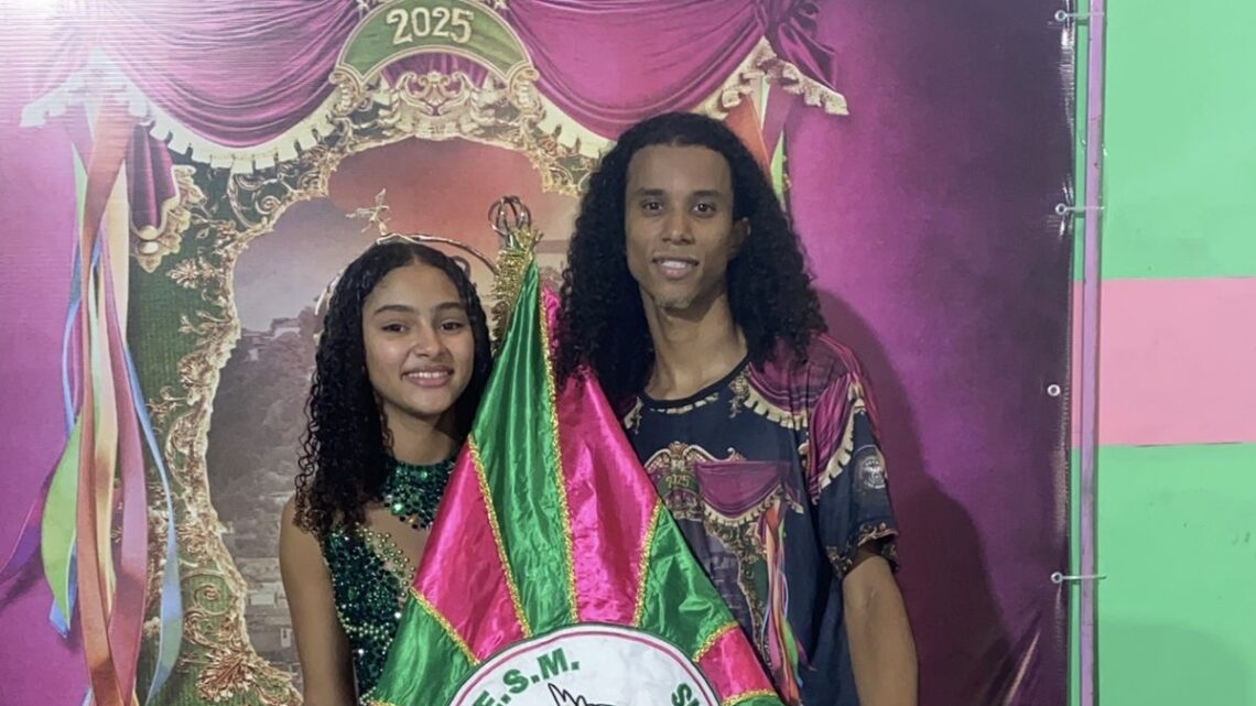 Lins Imperial apresenta terceiro casal de mestre-sala e porta-bandeira para o Carnaval 2025