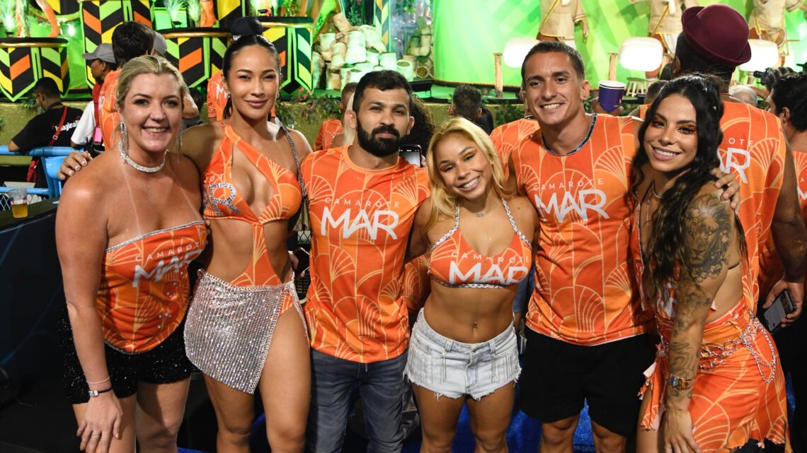 Camarote dos atletas: Flávia Saraiva, Brandonn Almeida e Ingrid de Oliveira se encontram no MAR